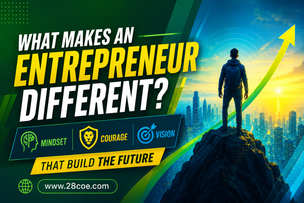 What Makes an Entrepreneur Different From Everyone Else The Mindset, Courage, and Vision That Build the Future