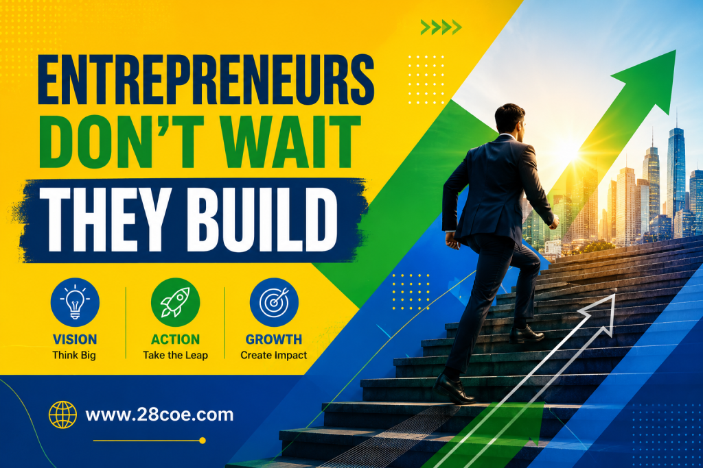 Entrepreneurs Don't Wait — They Build